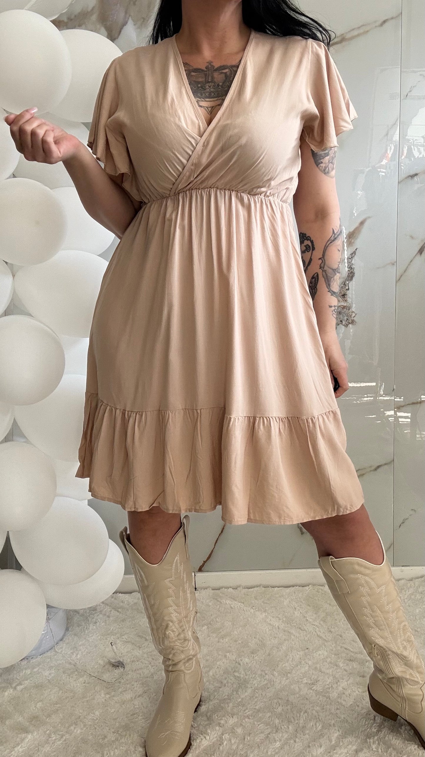 Kort Jurkje | 66501 | Beige