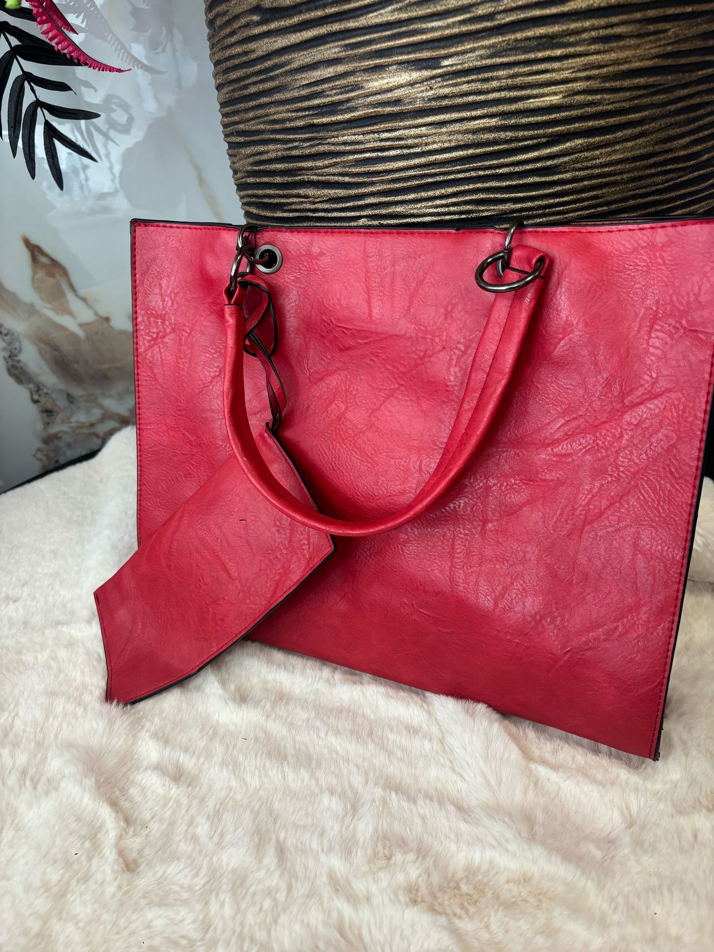 Shopper 3 delig | Rood