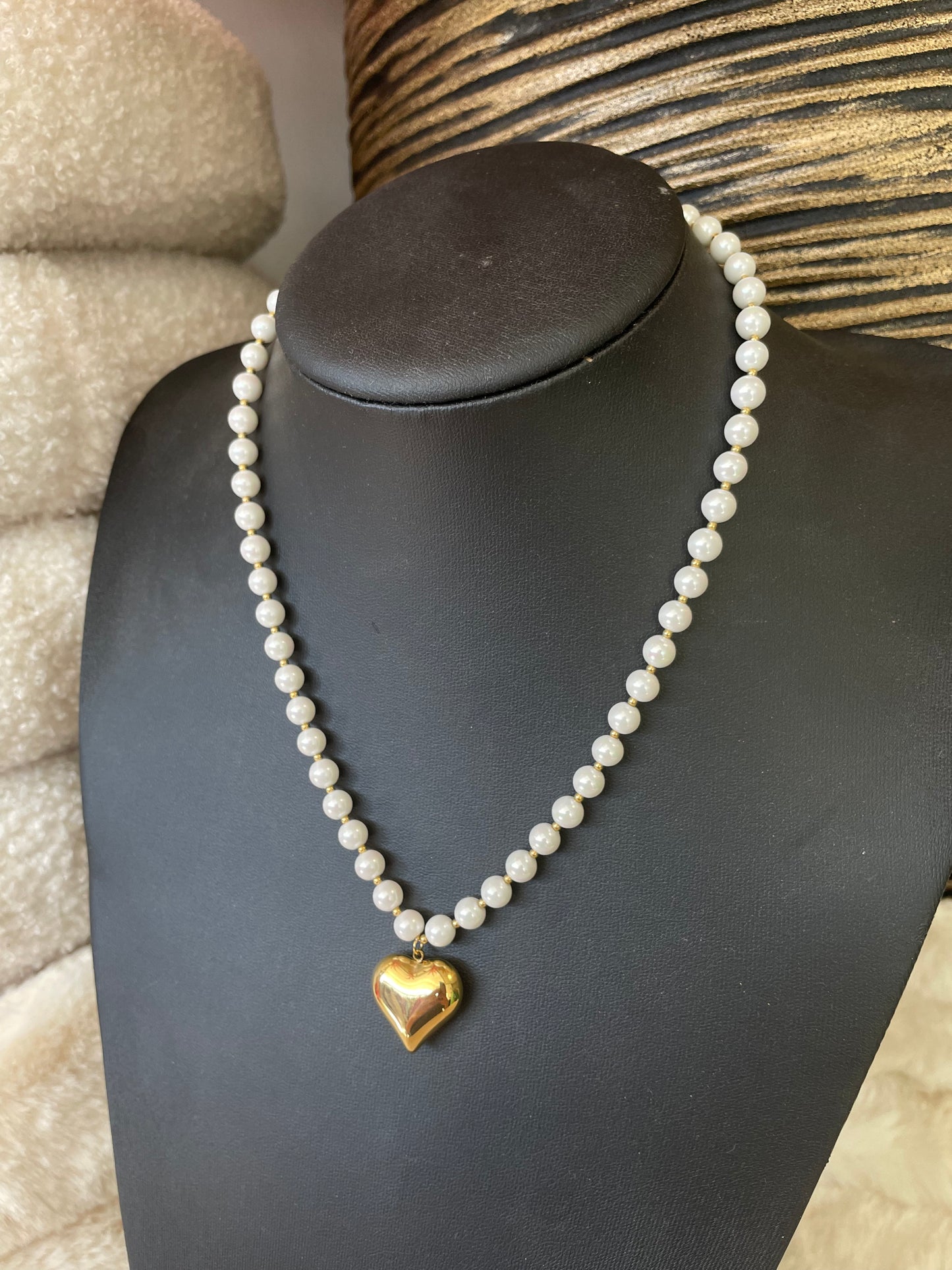 Ketting Parels Hart | Goud