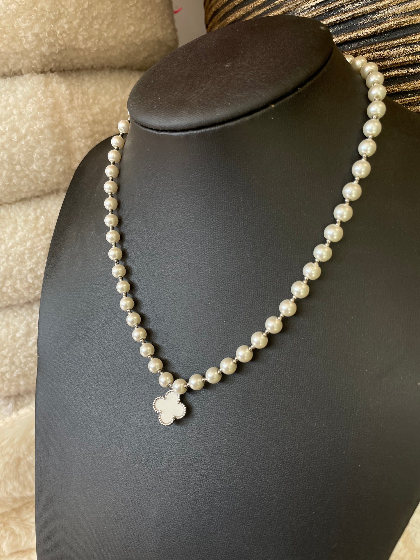 Ketting Parel Klaver | Zilver