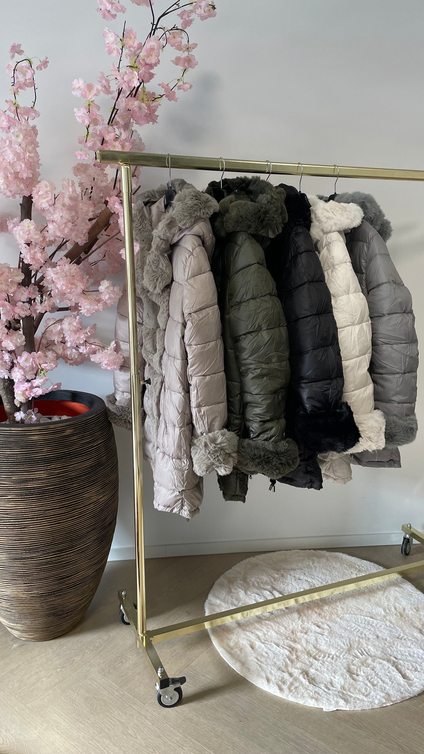Mace | Parka Winterjas Dubbelzijdig | Grijs