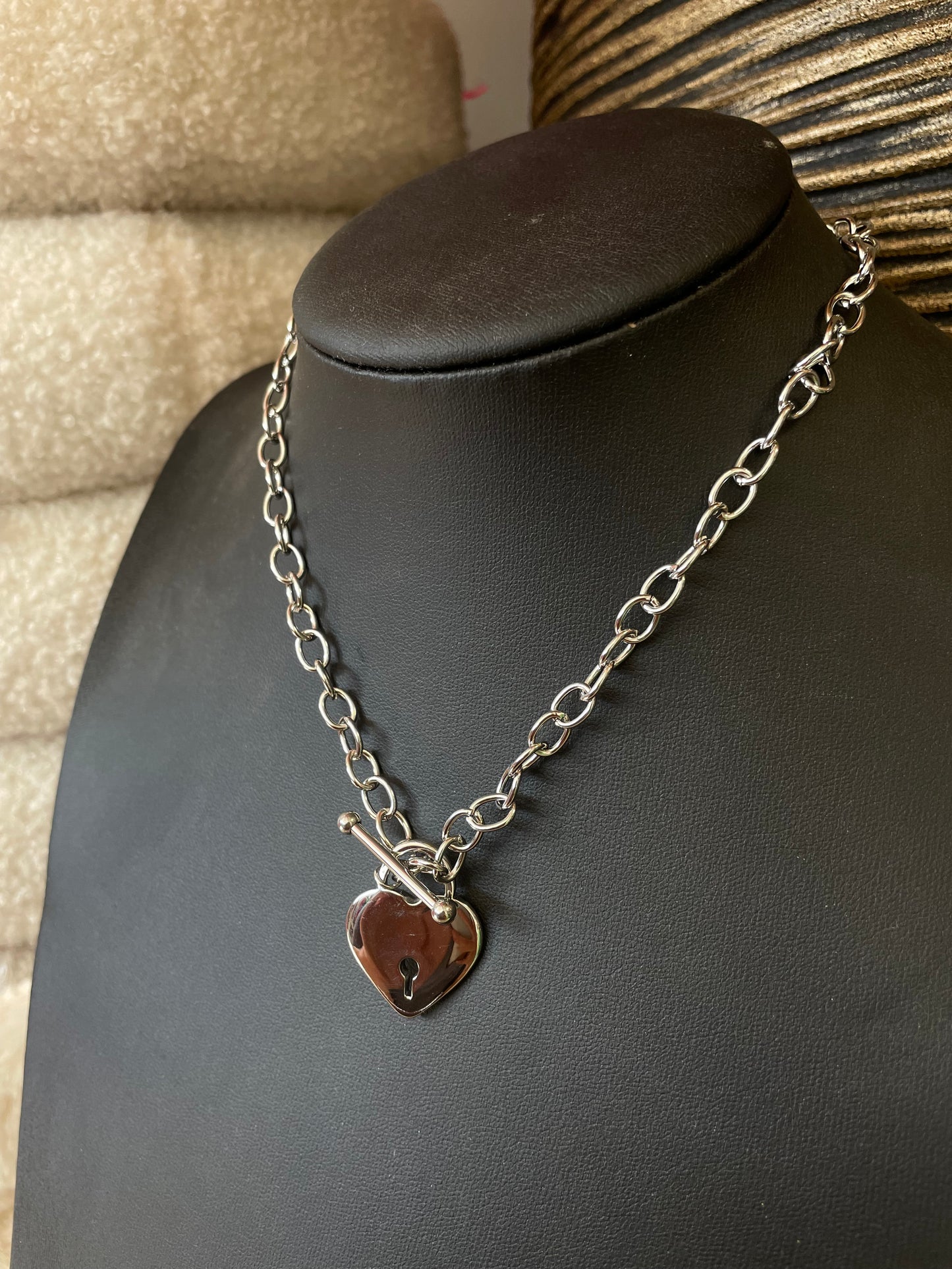 Ketting Hart Slot | Zilver