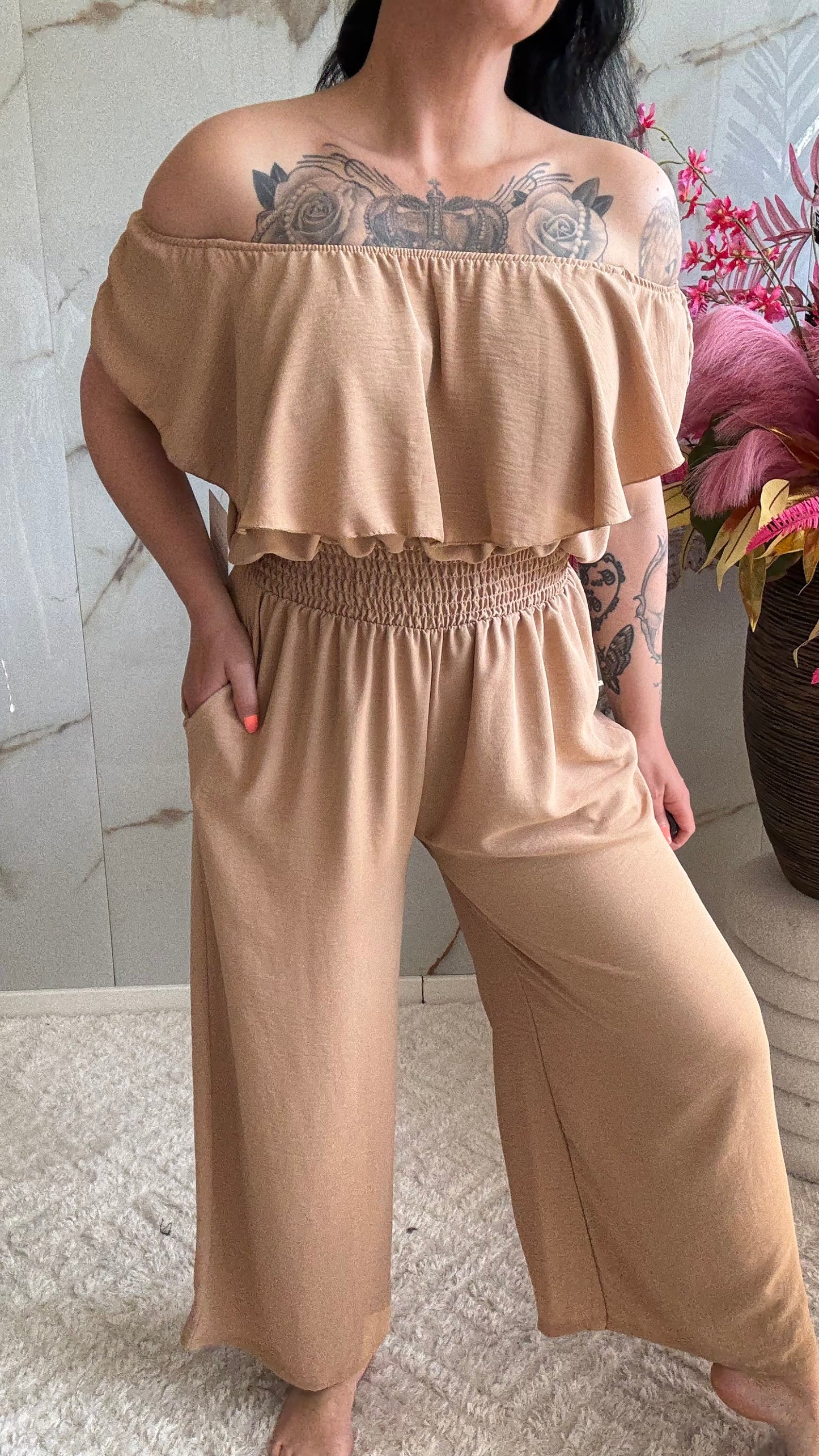 Jumpsuit | Camel | 36-44/46
