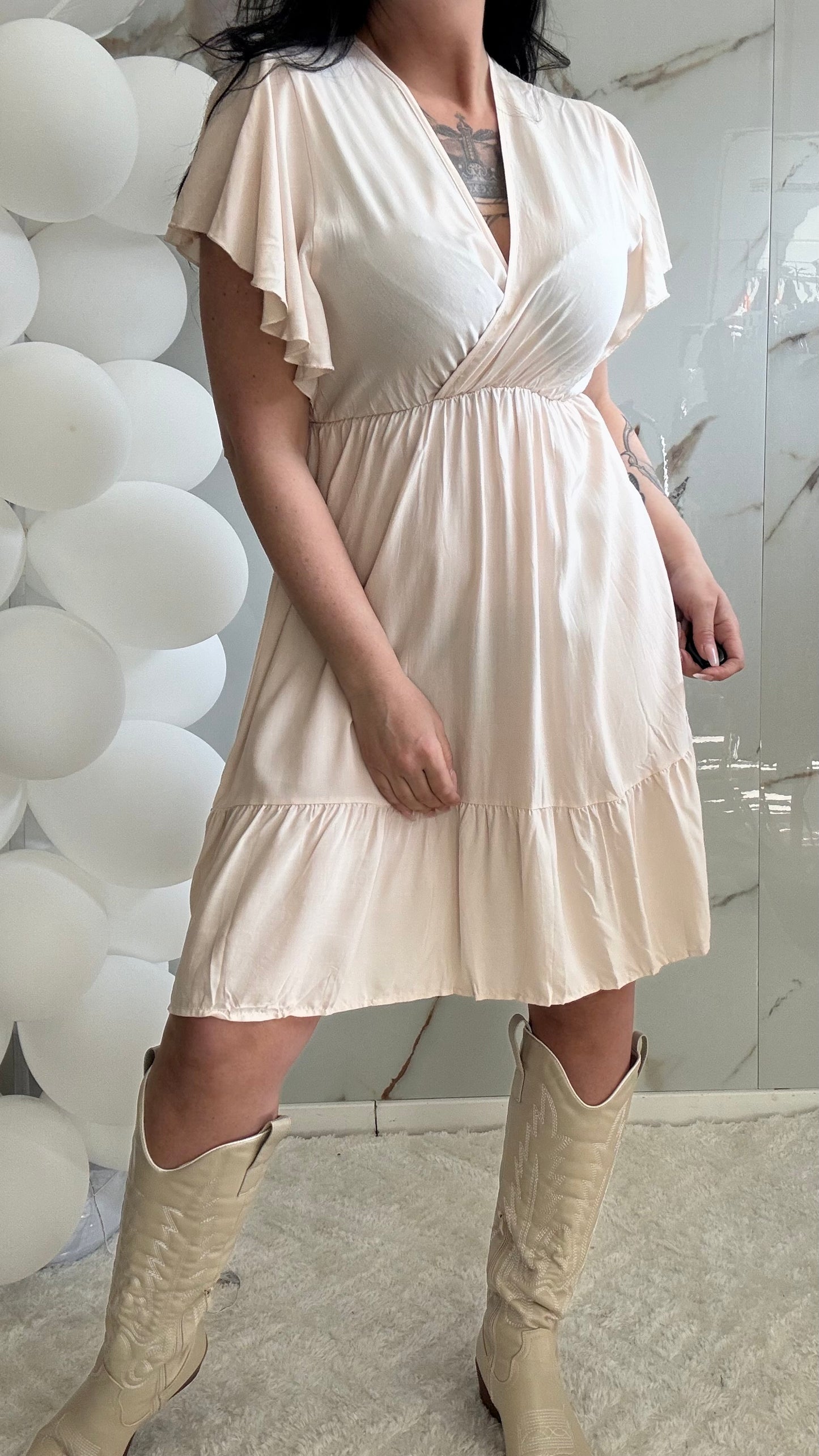 Kort Jurkje | 66501 | Creme
