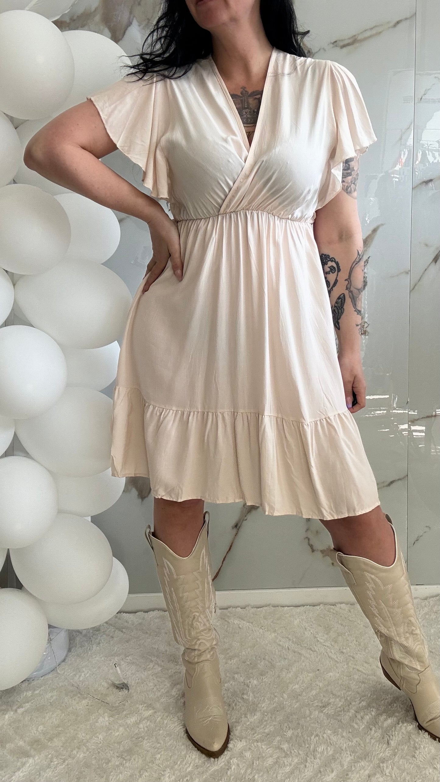 Kort Jurkje | 66501 | Creme