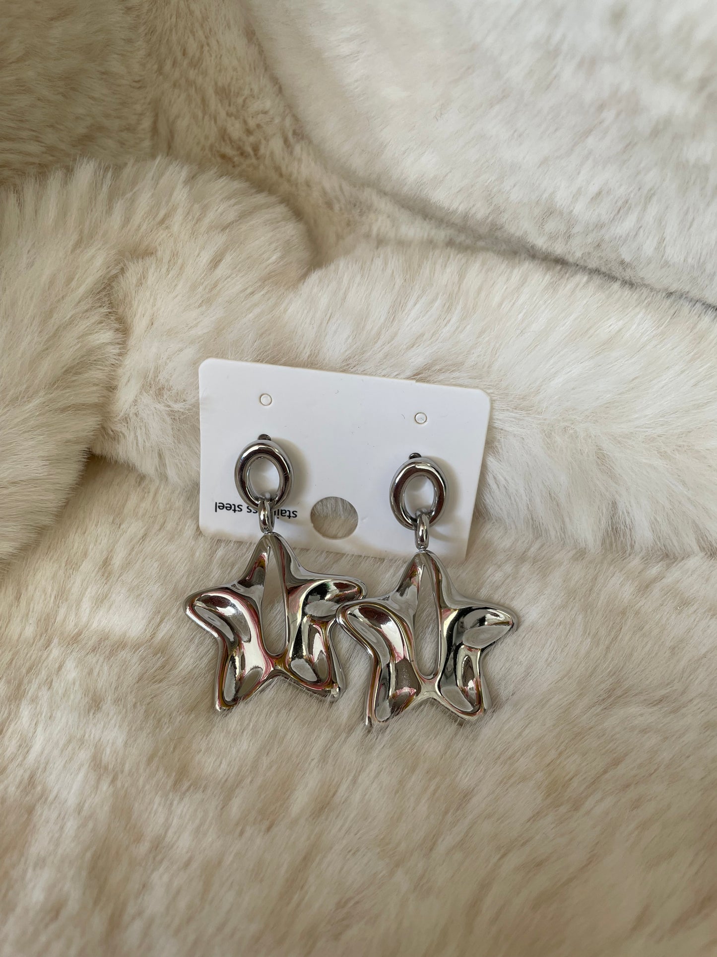 Oorbellen Ster | Zilver