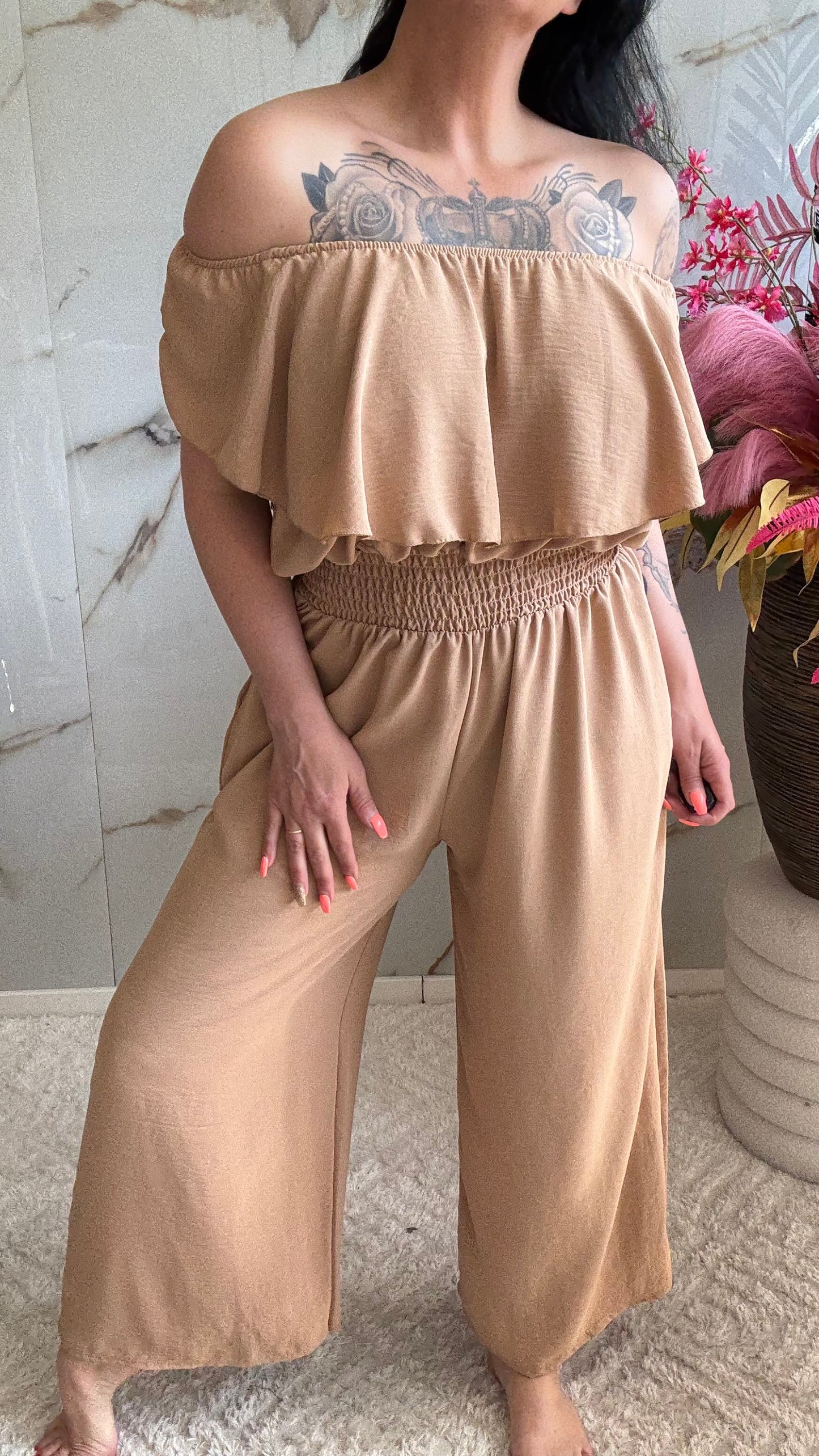 Jumpsuit | Camel | 36-44/46