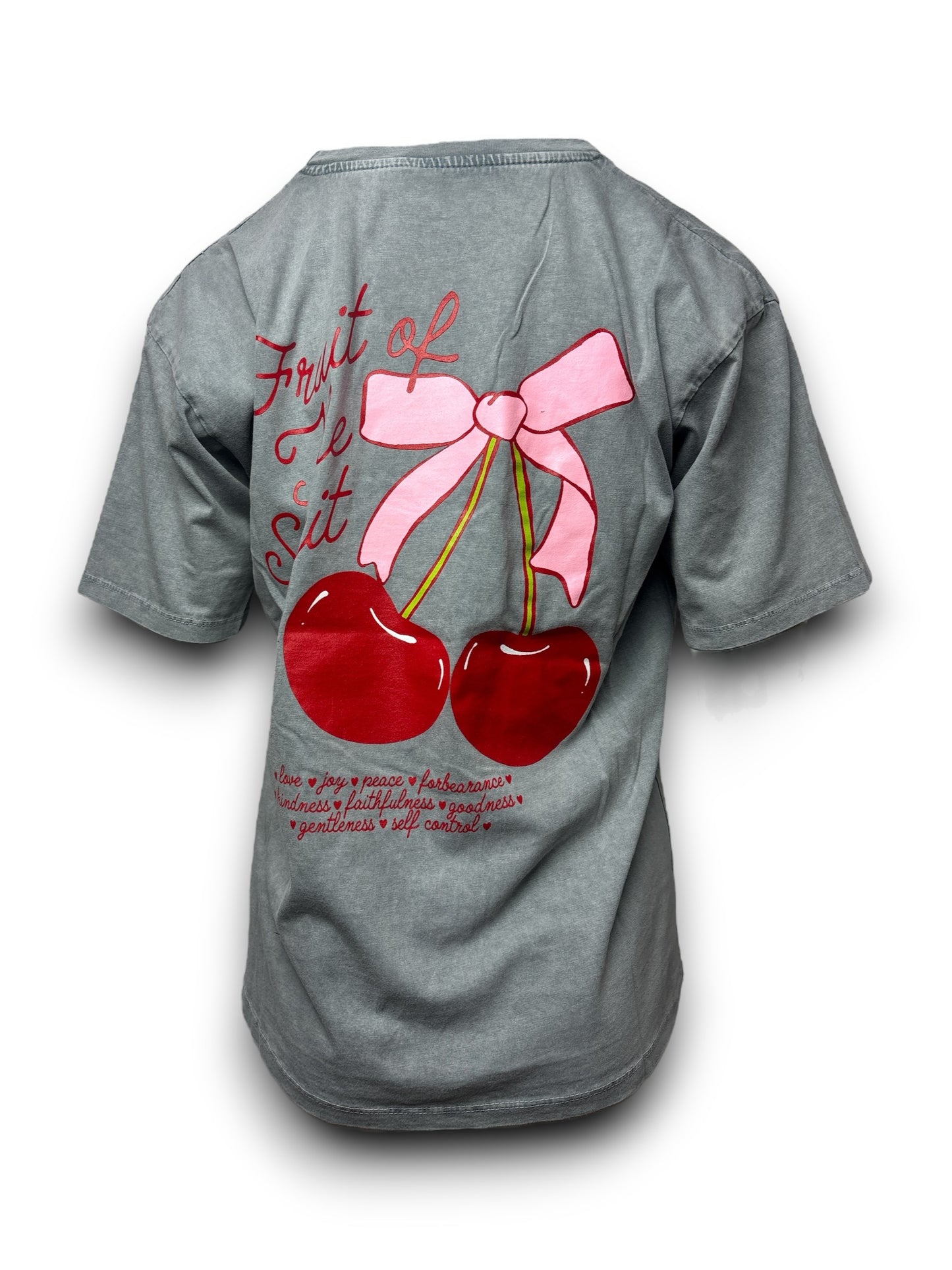 Cherry Isabella T-shirt | Donker Grijs