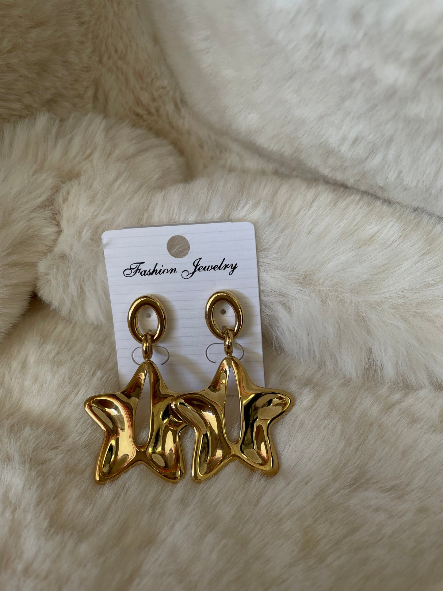 Oorbellen Ster | Goud
