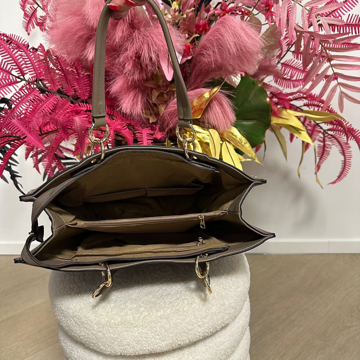Candy | Schouder Tas Khaki