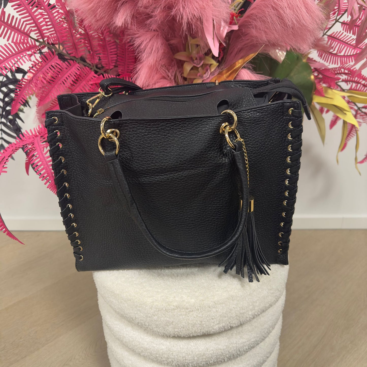 Schouder Tas Set 2 in 1 | Zwart