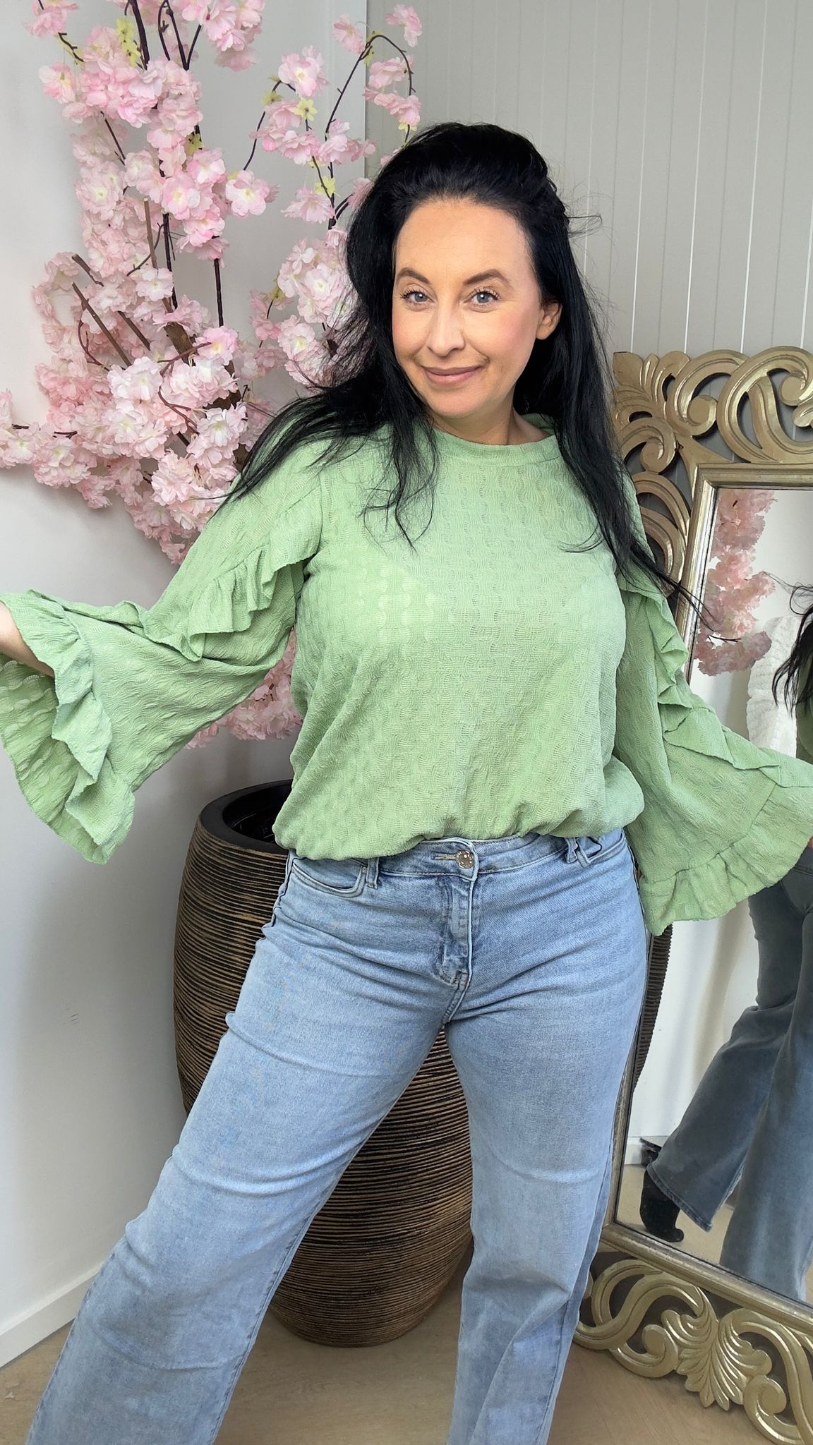 Ruffle Top | Wit