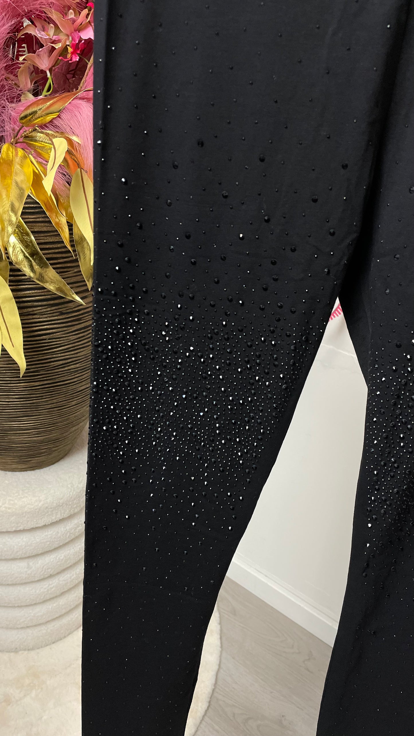 Rianne | Legging | Glitter Zwart