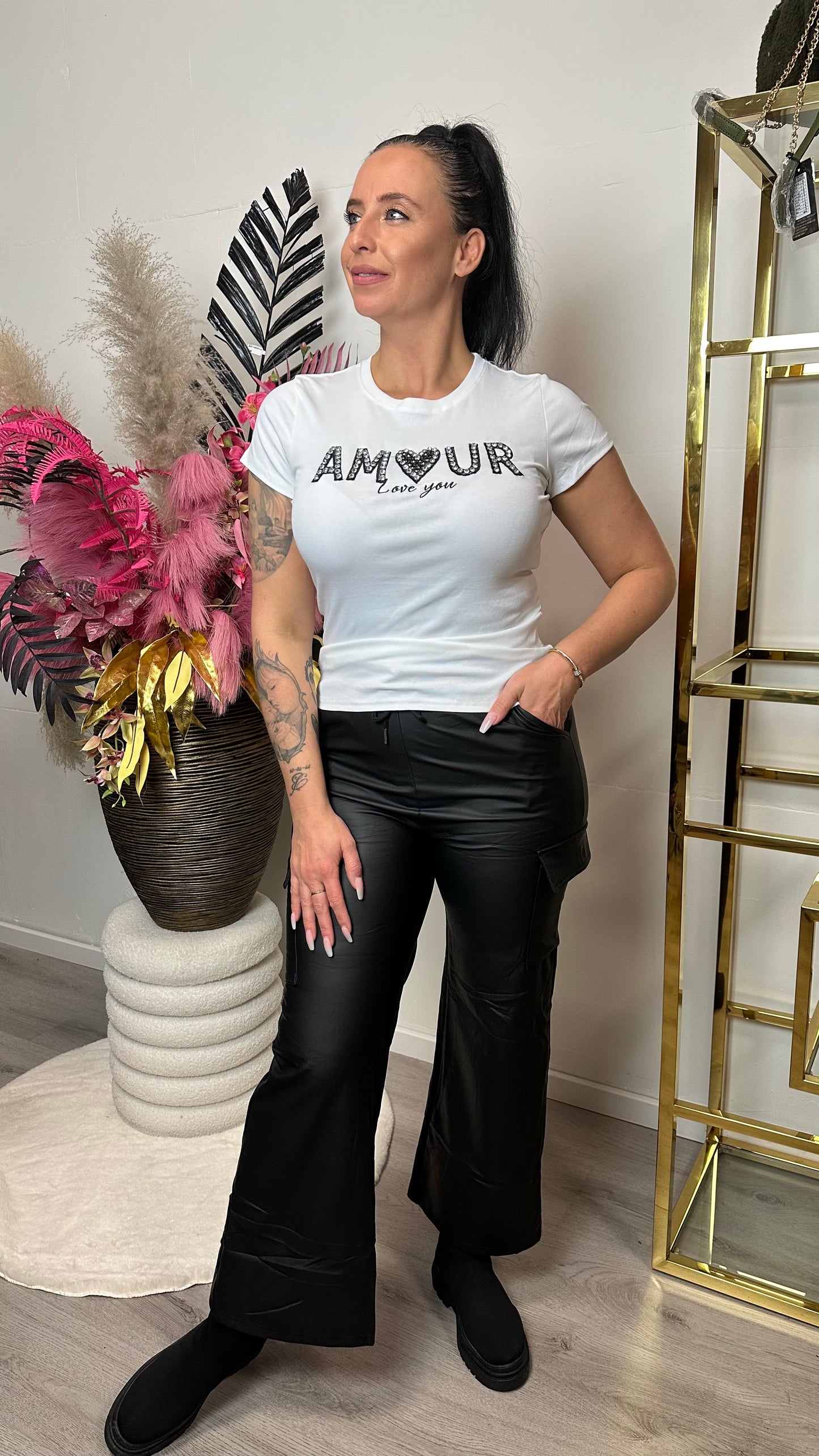 T-shirt Amour | 2 Kleuren | JX09063