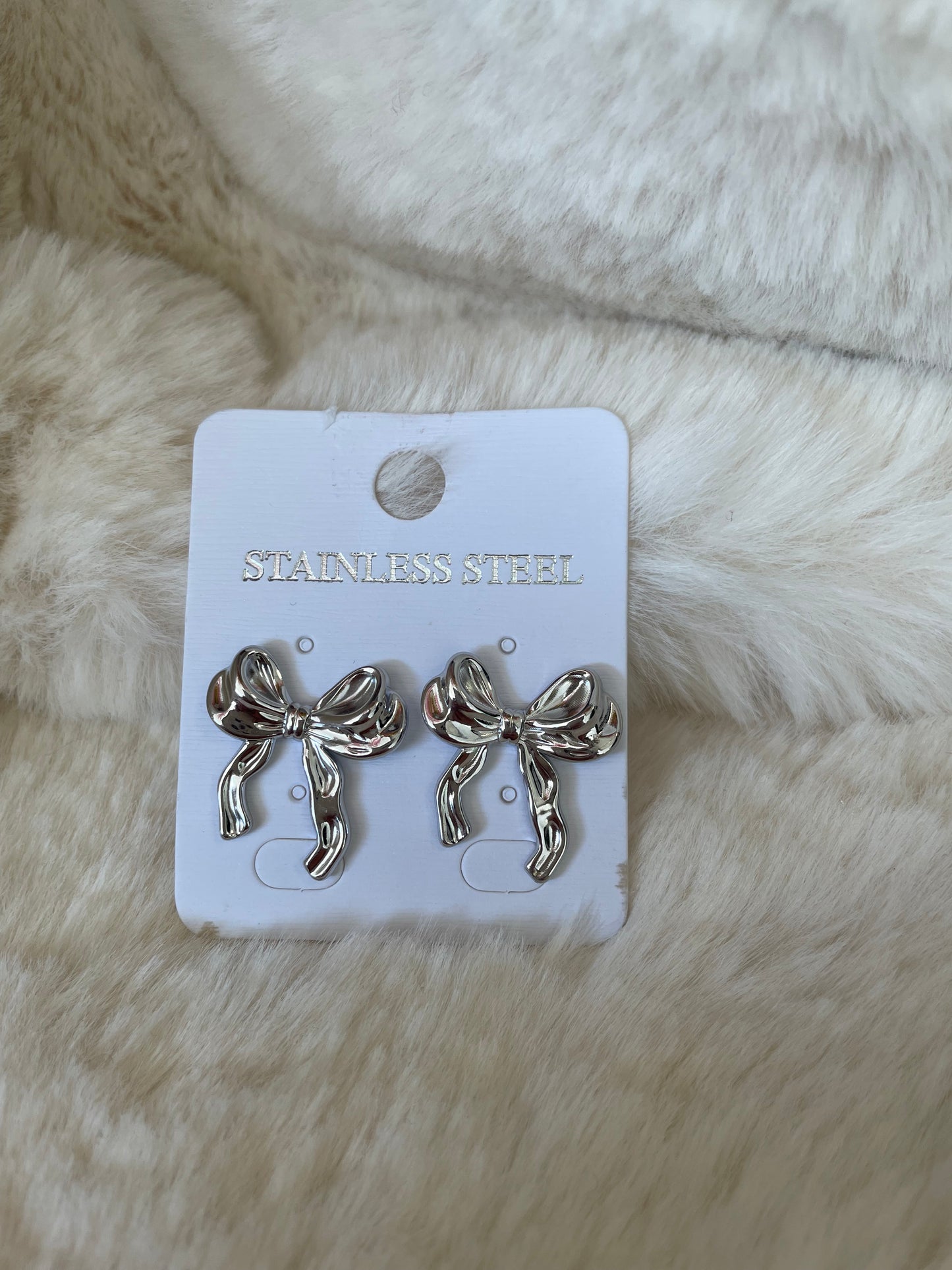 Oorbellen Strik | Zilver