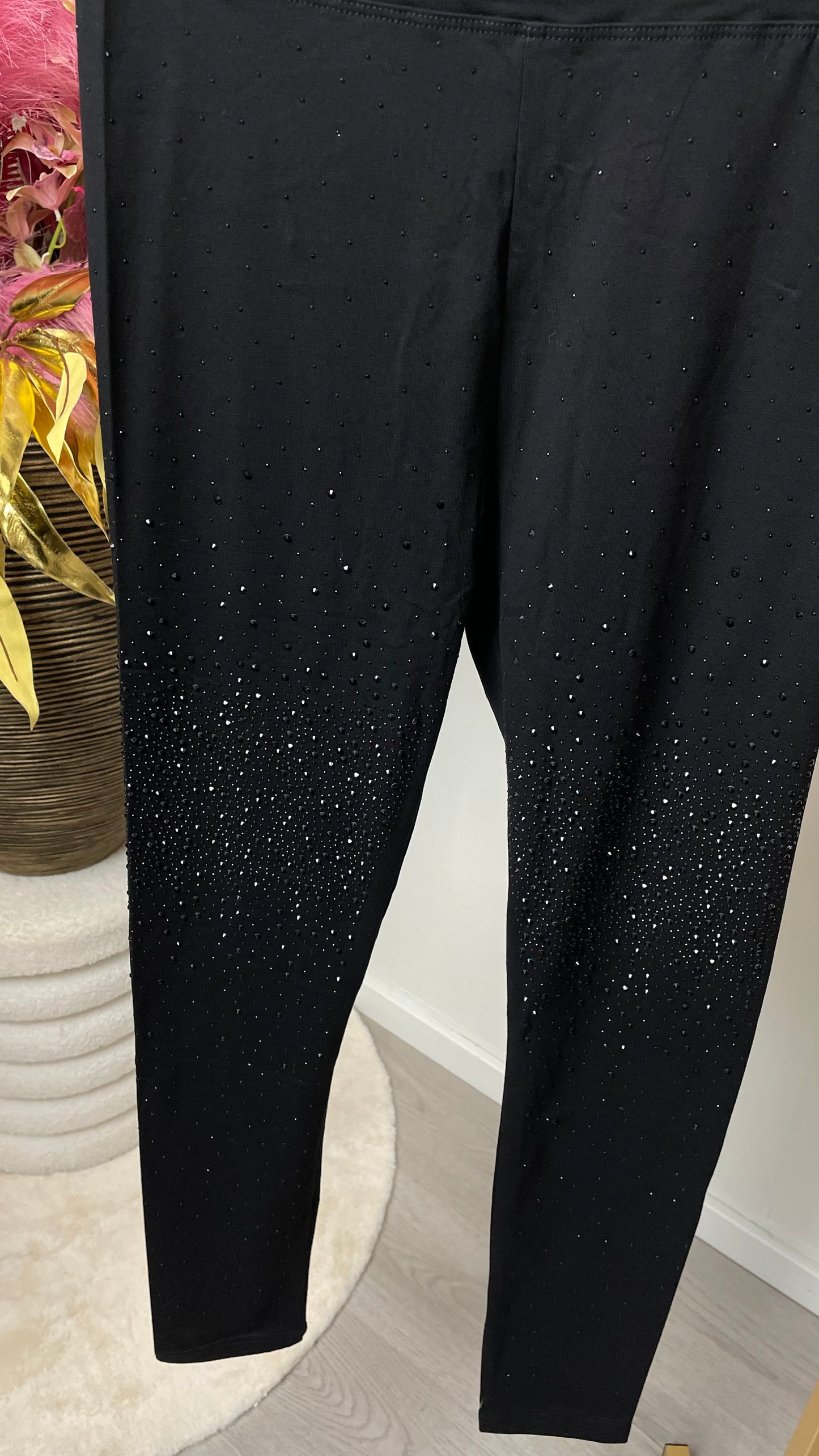 Rianne | Legging | Glitter Zwart