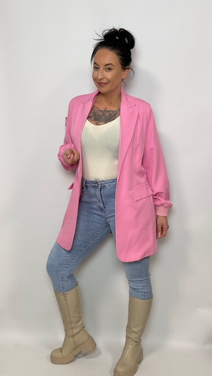 Bomber Colbert Oversized | Roze 38