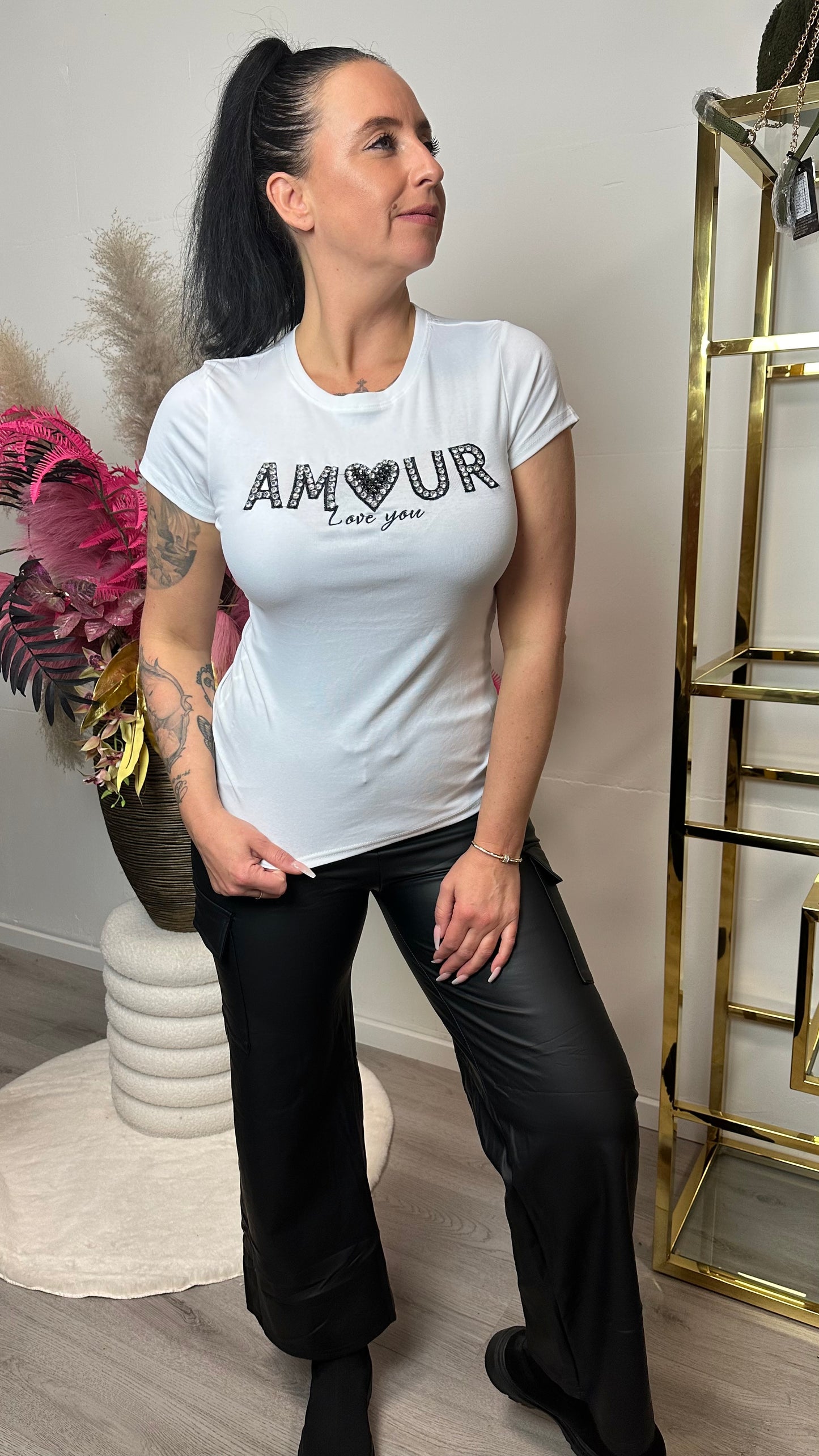 T-shirt Amour | 2 Kleuren | JX09063