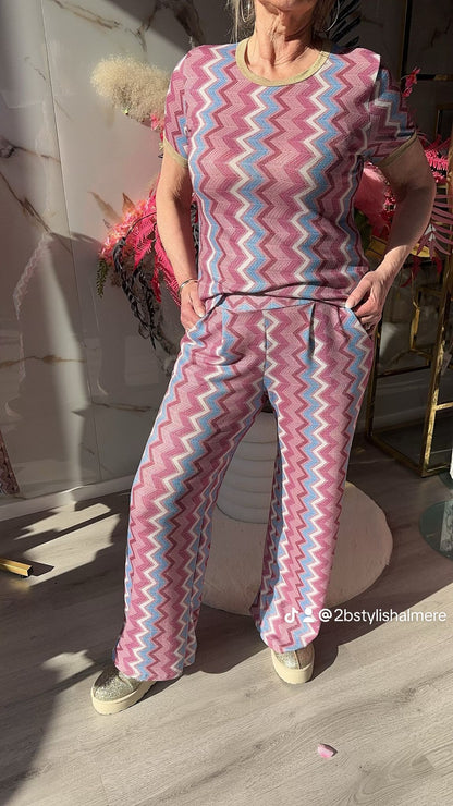 2 Delige Set | Zigzag | 2 kleuren