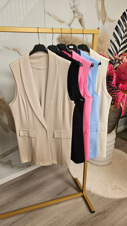 Lange Gilet | 4 Kleuren