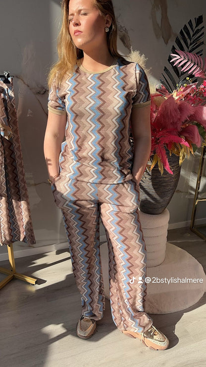 2 Delige Set | Zigzag | 2 kleuren