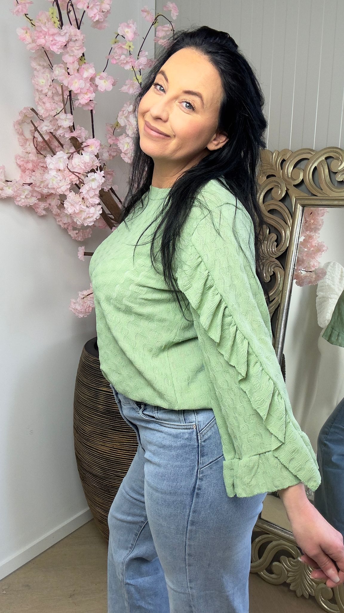 Ruffle Top | Wit