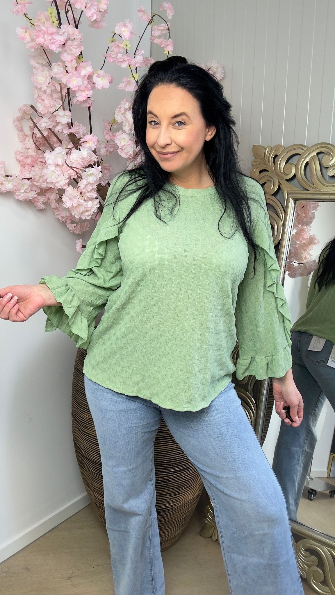 Ruffle Top | Wit